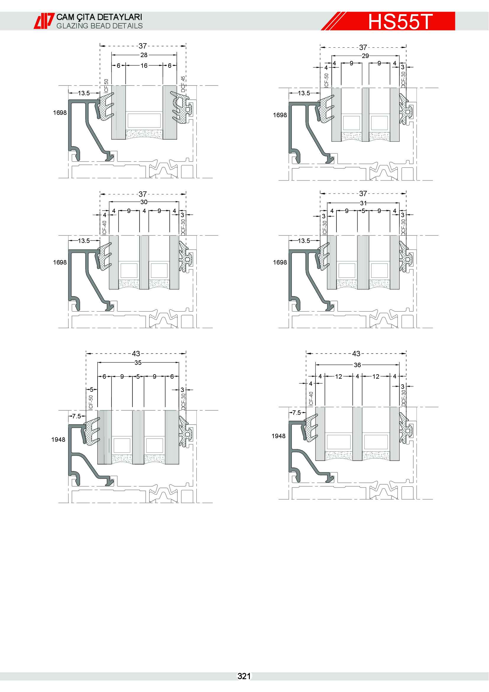 HEBESCHİEBE SÜRME ALÜMİNYUM 28